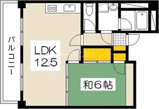 西広島駅 徒歩3分 7階の物件間取画像